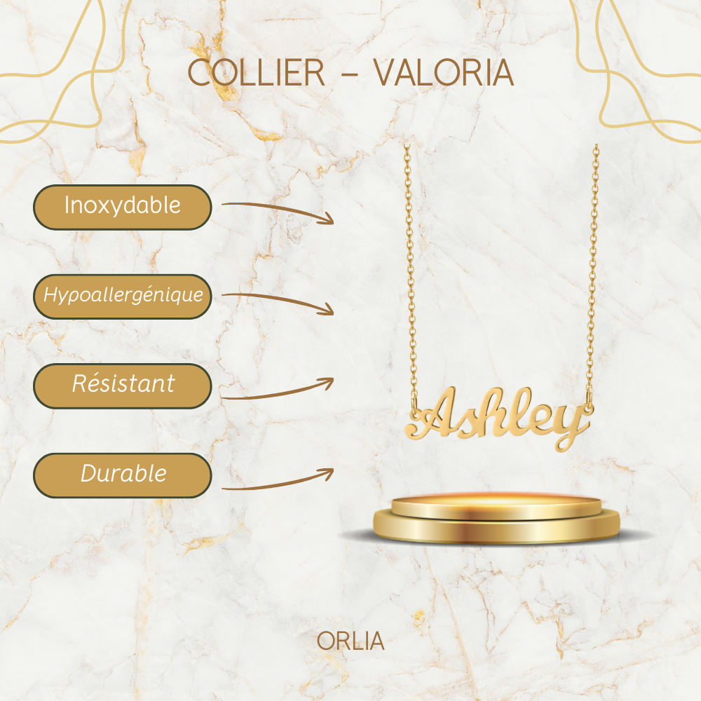 Collier personnalisé - Valoria